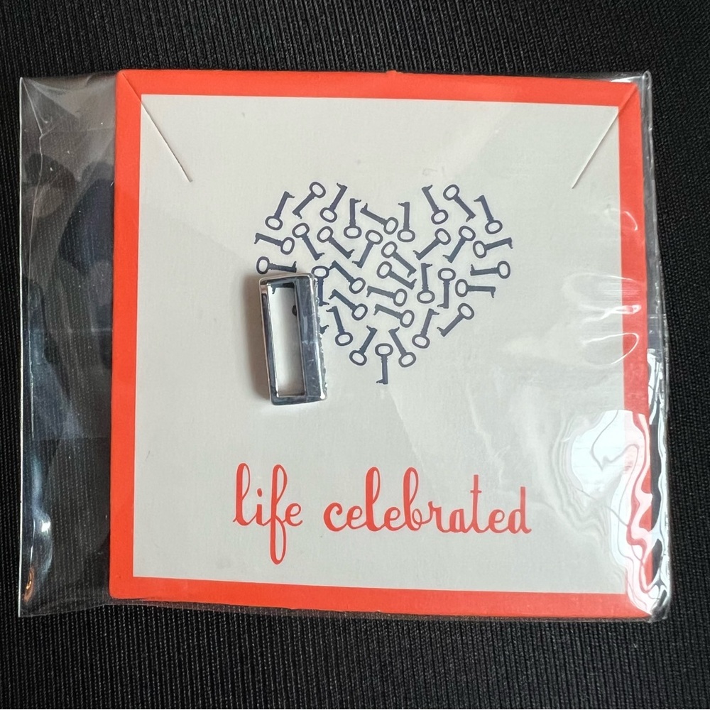 Keep Collective Birthstone Pave Silver December Sliding Charm
